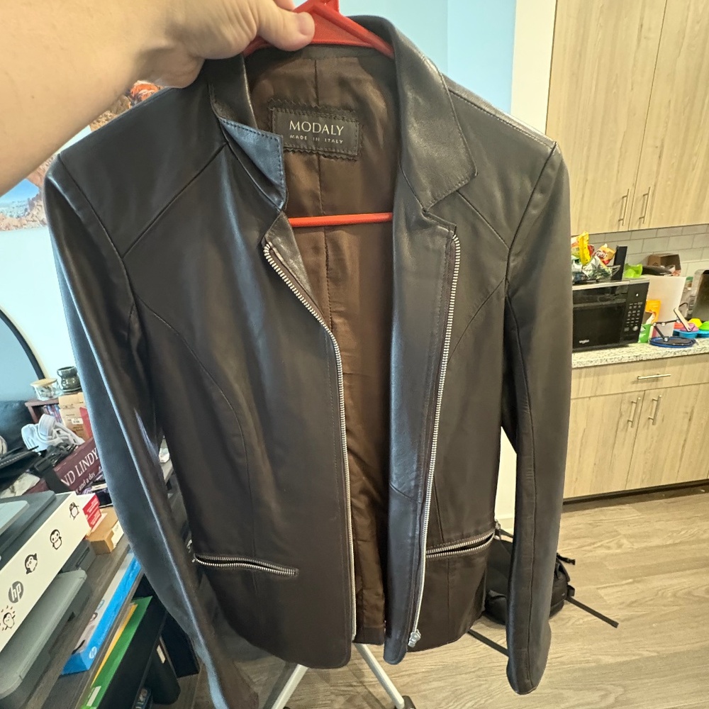 Modaly Italian Leather XS jacket